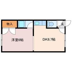 ウェルネス柏木の物件間取画像